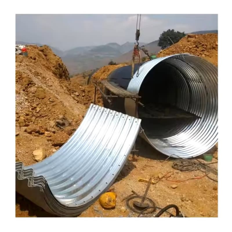 Corrugated Steel Culvert Pipes Applications