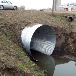 Corrugated Metal Pipes for Culverts and Sewers