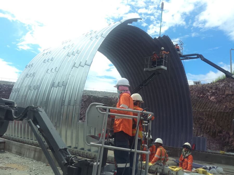 Aluminized Corrugated Steel Arch Pipes