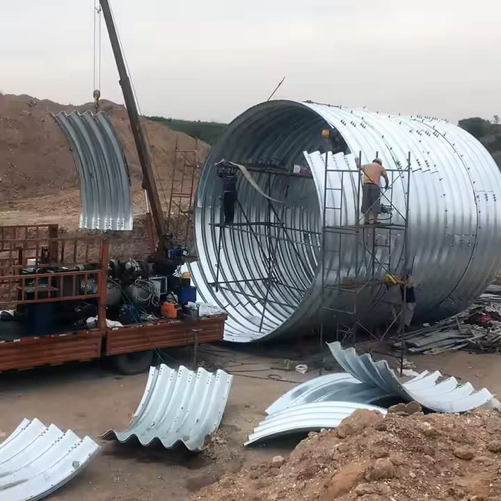 Galvanized Corrugated Steel Arch Pipes