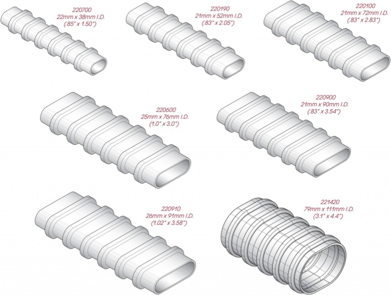 Corrugated Flat Duct
